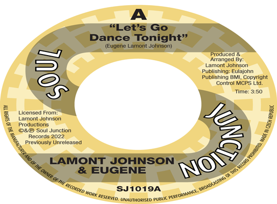 Lamont Johnson & Eugene - Let’s Go Dance Tonight