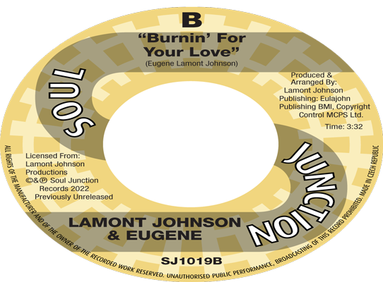 Lamont Johnson & Eugene - Burnin’ For Love