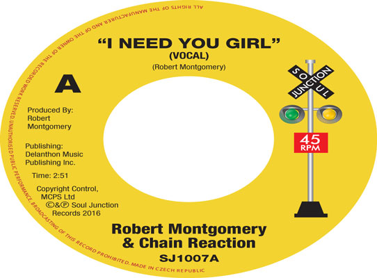 Robert Montgomery & Chain Reaction - I Need You Girl