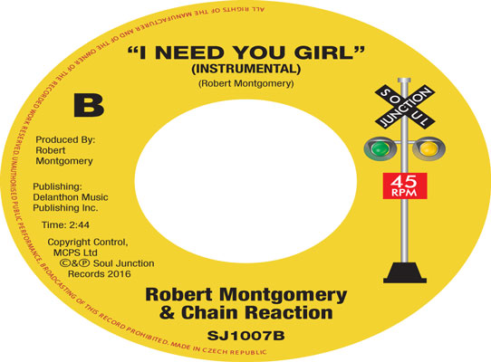 Robert Montgomery & Chain Reaction - I Need You Girl (Instrumental)