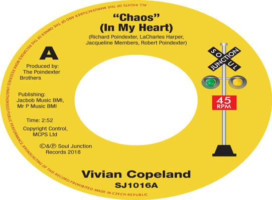 Vivian Copeland Chaos (In my Heart) b/w The Poindexter Brothers