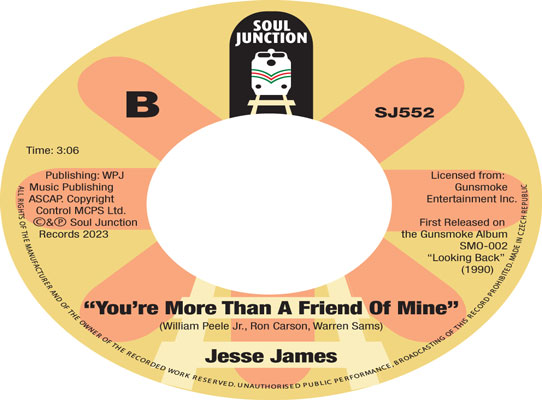 Jesse James - Your More Than A Friend Of Mine