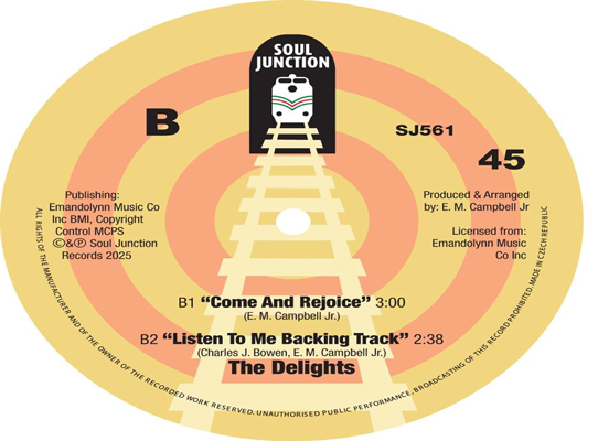 The Delights - Come And Rejoice / Listen To Me Girl(Instrumental)