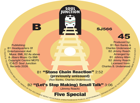 Five Special - Stone Chain Reaction (previously unissued) and (Let’s Stop Making) Small Talk