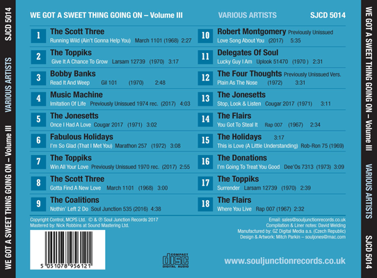 We Got A Sweet Thing Going On - Volume THREE